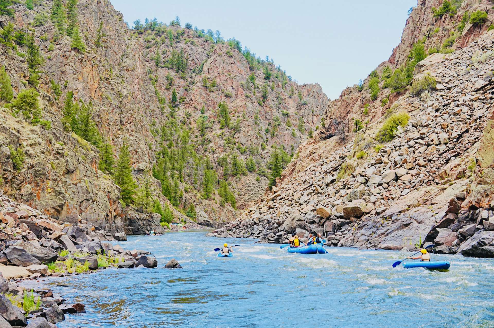 Scenic view of the Upper Colorado River near Kremmling