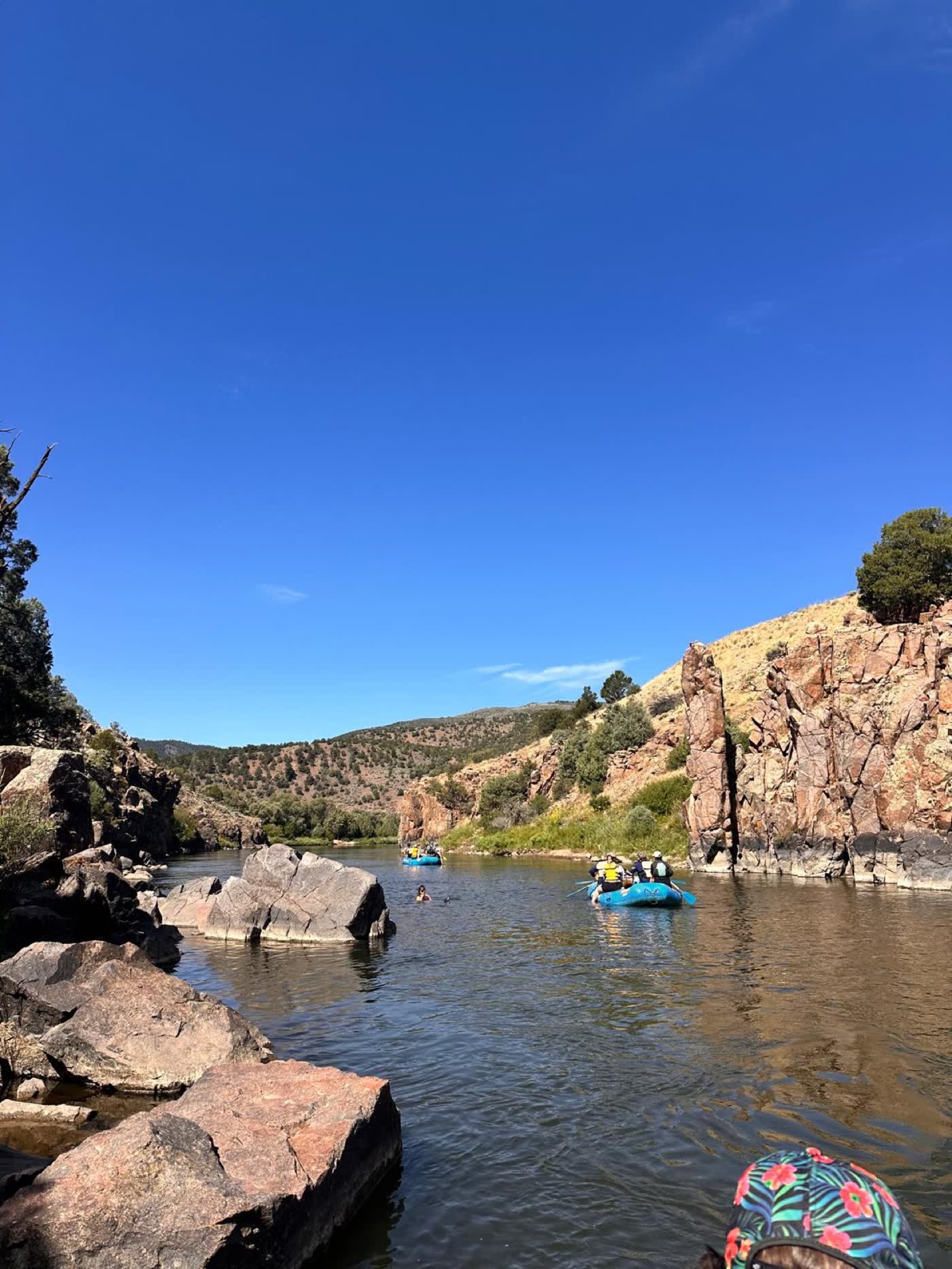 Rafting group on the Upper Colorado River Colorado